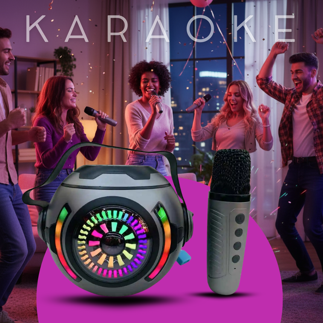 Mini Parlante Con Karaoke Kmv33